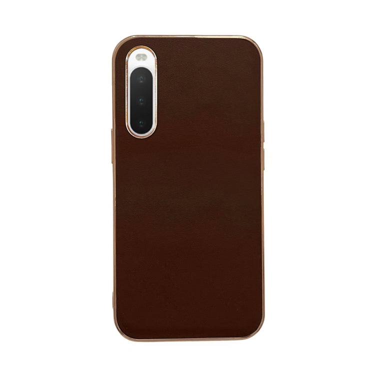 Genuine Leather Xiaoya Series Nano Plating Phone Case