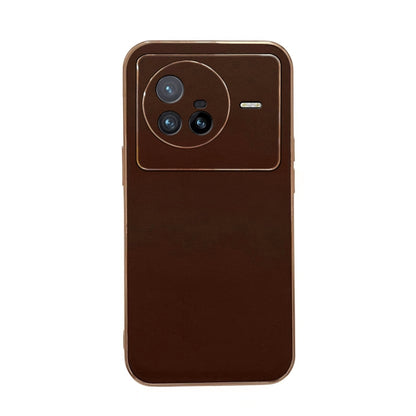 Genuine Leather Xiaoya Series Nano Plating Phone Case