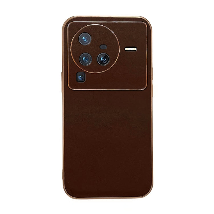 Genuine Leather Xiaoya Series Nano Plating Phone Case