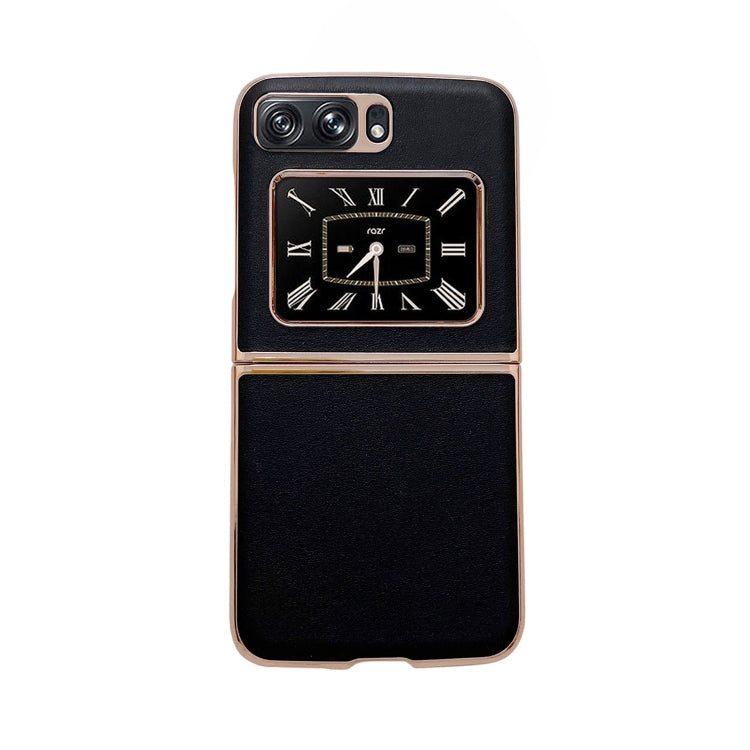 Genuine Leather Xiaoya Series Nano Plating Phone Case, For Sony Xperia 1 IV, For Sony Xperia 10 IV, For Motorola Moto Razr 2022