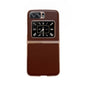 Genuine Leather Xiaoya Series Nano Plating Phone Case, For Sony Xperia 1 IV, For Sony Xperia 10 IV, For Motorola Moto Razr 2022