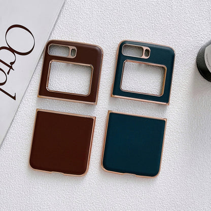 Genuine Leather Xiaoya Series Nano Plating Phone Case