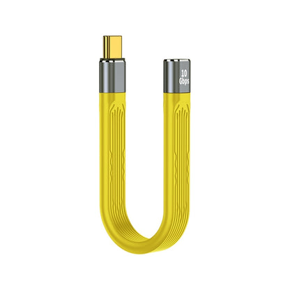 100W 10Gbps USB-C/Type-C Female to USB-C/Type-C Male FPC Flexible Data Cable, Length: 13.8cm, 10Gbps USB-C/Type-C Female to USB-C/Type-C Male