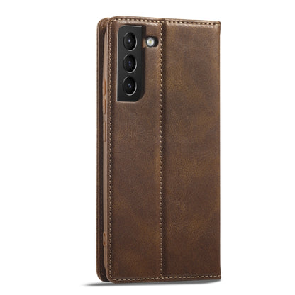 LC.IMEEKE RFID Anti-theft Leather Phone Case, For Samsung Galaxy S21+ 5G