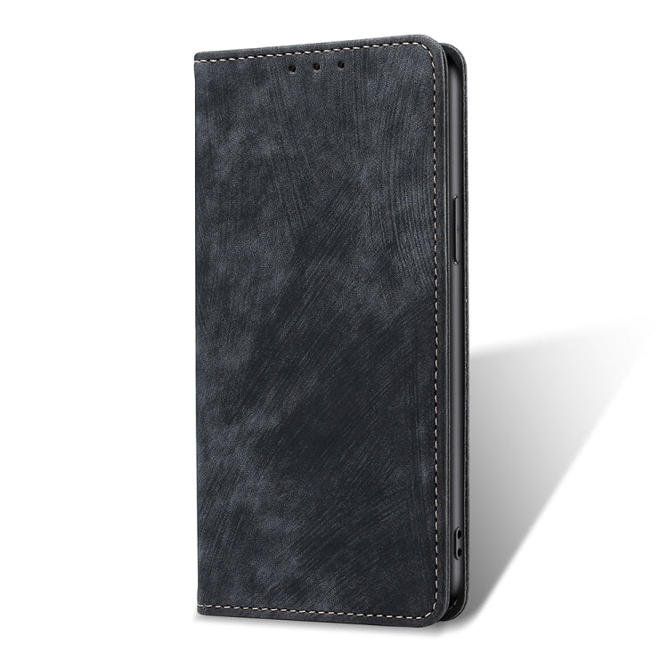 RFID Anti-theft Brush Magnetic Leather Phone Case