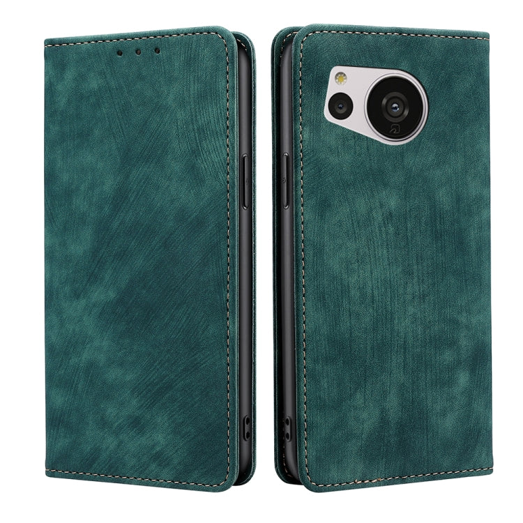 RFID Anti-theft Brush Magnetic Leather Phone Case