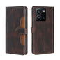 Skin Feel Magnetic Buckle Leather Phone Case