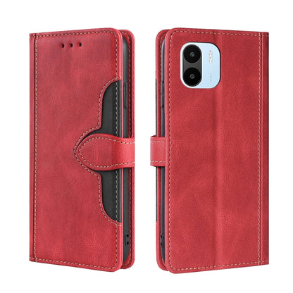 Skin Feel Magnetic Buckle Leather Phone Case