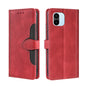 Skin Feel Magnetic Buckle Leather Phone Case