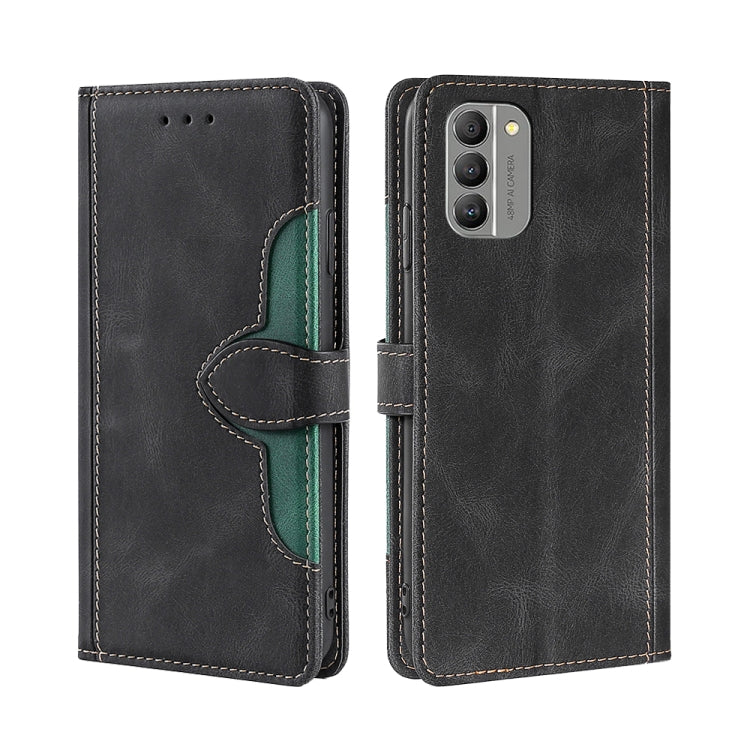 Skin Feel Magnetic Buckle Leather Phone Case