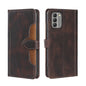 Skin Feel Magnetic Buckle Leather Phone Case