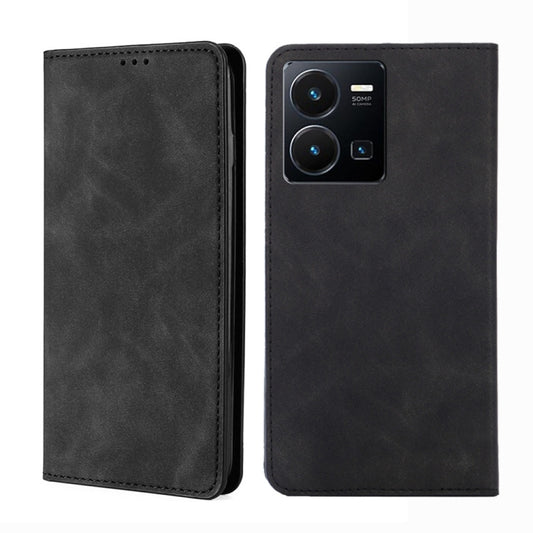 Skin Feel Magnetic Leather Phone Case