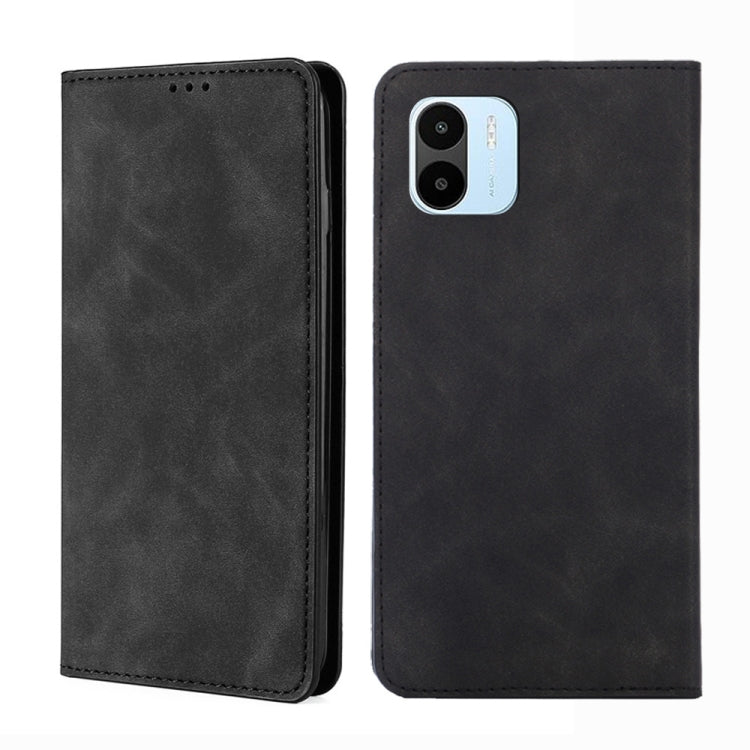 Skin Feel Magnetic Leather Phone Case