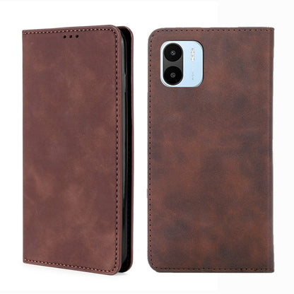 Skin Feel Magnetic Leather Phone Case