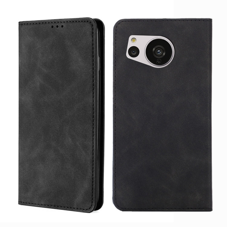 Skin Feel Magnetic Leather Phone Case