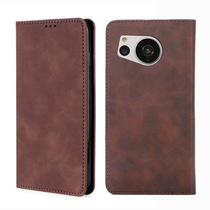 Skin Feel Magnetic Leather Phone Case