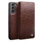 QIALINO Genuine Leather Phone Case, For Samsung Galaxy Note20, For Samsung Galaxy Note20 Ultra, For Samsung Galaxy S21 5G, For Samsung Galaxy S21+ 5G, For Samsung Galaxy S21 Ultra 5G, For Samsung Galaxy S22 Ultra 5G, For Samsung Galaxy S22+ 5G���������...