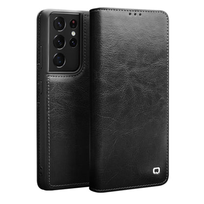 QIALINO Genuine Leather Phone Case, For Samsung Galaxy Note20, For Samsung Galaxy Note20 Ultra, For Samsung Galaxy S21 5G, For Samsung Galaxy S21+ 5G, For Samsung Galaxy S21 Ultra 5G, For Samsung Galaxy S22 Ultra 5G, For Samsung Galaxy S22+ 5G���������...