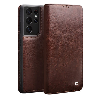 QIALINO Genuine Leather Phone Case