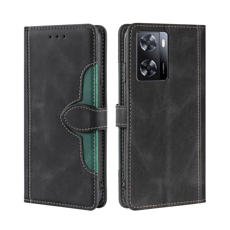 Skin Feel Magnetic Buckle Leather Phone Case