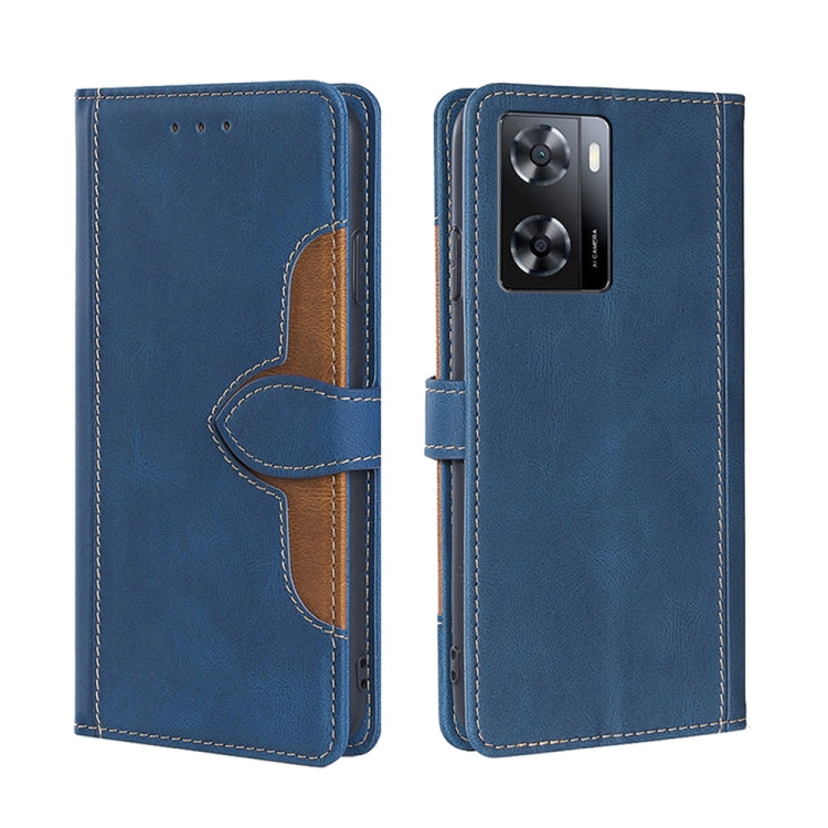 Skin Feel Magnetic Buckle Leather Phone Case