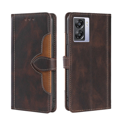 Skin Feel Magnetic Buckle Leather Phone Case