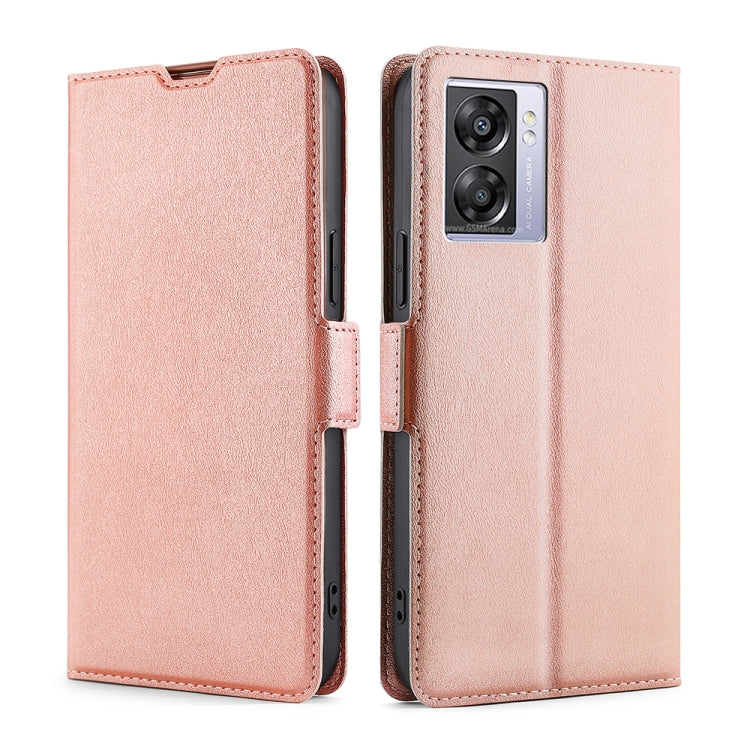 Ultra-thin Voltage Side Buckle Leather Phone Case, For OPPO A57s 4G / A57e 4G, For OPPO K10 5G Global, For vivo Y52t, For OnePlus Nord N20 SE 4G