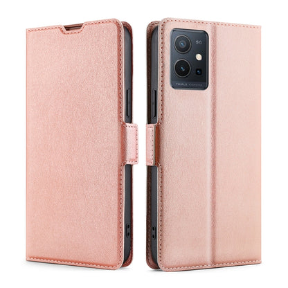 Ultra-thin Voltage Side Buckle Leather Phone Case, For OPPO A57s 4G / A57e 4G, For OPPO K10 5G Global, For vivo Y52t, For OnePlus Nord N20 SE 4G