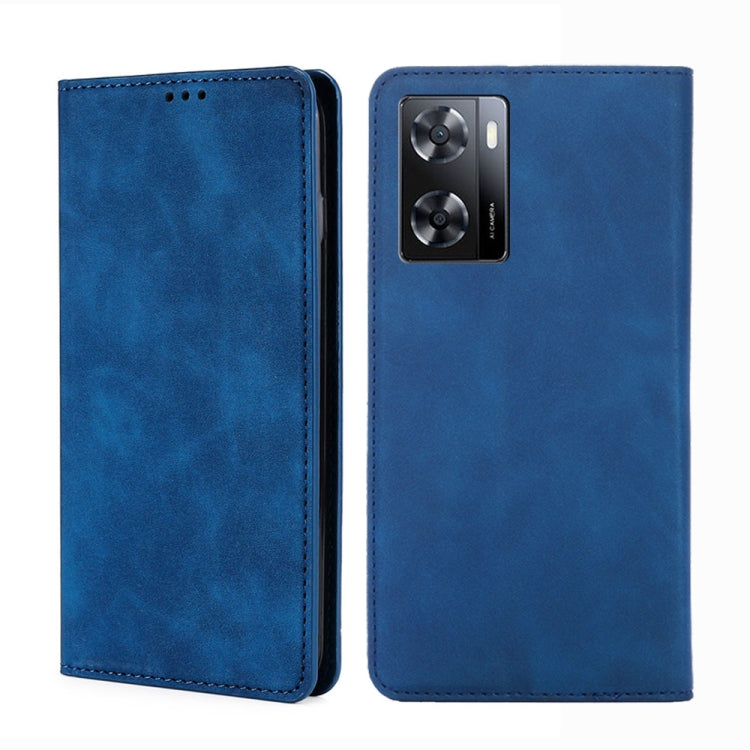 Skin Feel Magnetic Flip Leather Phone Case