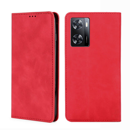 Skin Feel Magnetic Flip Leather Phone Case