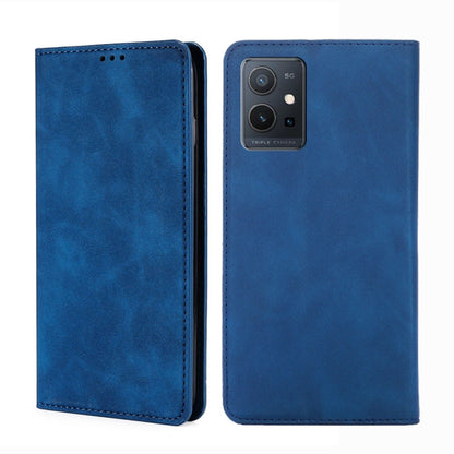 Skin Feel Magnetic Flip Leather Phone Case