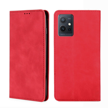 Skin Feel Magnetic Flip Leather Phone Case