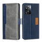 Contrast Color Side Buckle Leather Phone Case