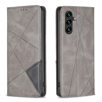 Prismatic Invisible Magnetic Leather Phone Case