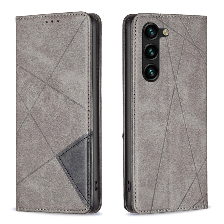 Prismatic Invisible Magnetic Leather Phone Case