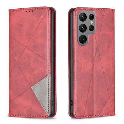 Prismatic Invisible Magnetic Leather Phone Case