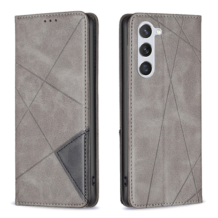 Prismatic Invisible Magnetic Leather Phone Case