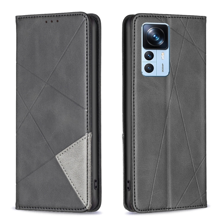 Prismatic Invisible Magnetic Leather Phone Case