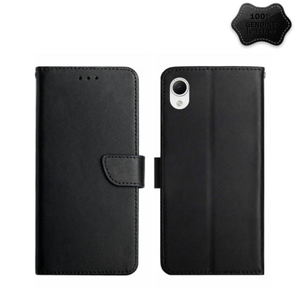 Genuine Leather Fingerprint-proof Flip Phone Case, For Samsung Galaxy A04 4G, For Samsung Galaxy A04s, For Samsung Galaxy A23 5G JP Version, For Samsung Galaxy A23e/A23s, For Sony Xperia 5 IV, For vivo X80 Lite/V25 5G, For Honor 70 Pro/70 Pro+���������...