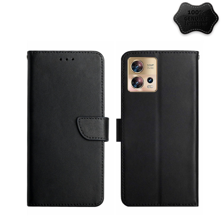 Genuine Leather Fingerprint-proof Flip Phone Case