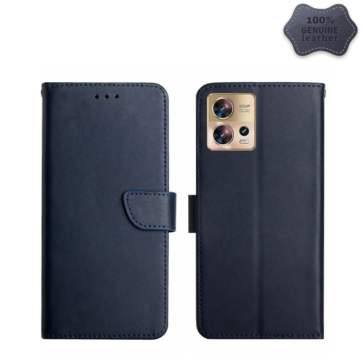 Genuine Leather Fingerprint-proof Flip Phone Case