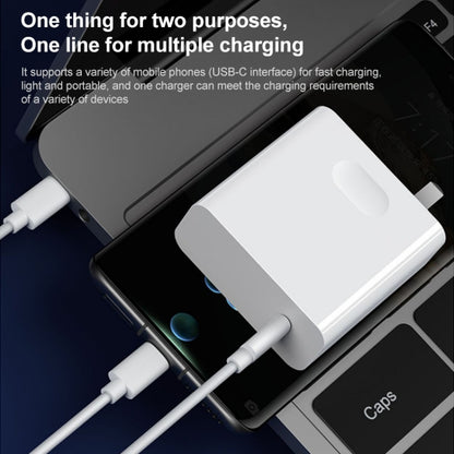 Dual Type-C Interface Fast Charging Data Cable Laptop Charging Cable, Length:1m, Length:1.5m, Length:2m