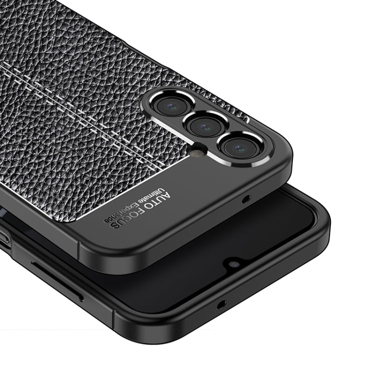 Litchi Texture Shockproof TPU Phone Case