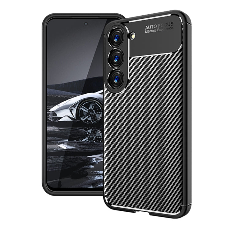 Carbon Fiber Texture Shockproof TPU Phone Case, For Samsung Galaxy S23 5G, For Samsung Galaxy S23+ 5G, For Samsung Galaxy S23 Ultra 5G, For Samsung Galaxy A14 5G