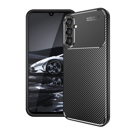 Carbon Fiber Texture Shockproof TPU Phone Case