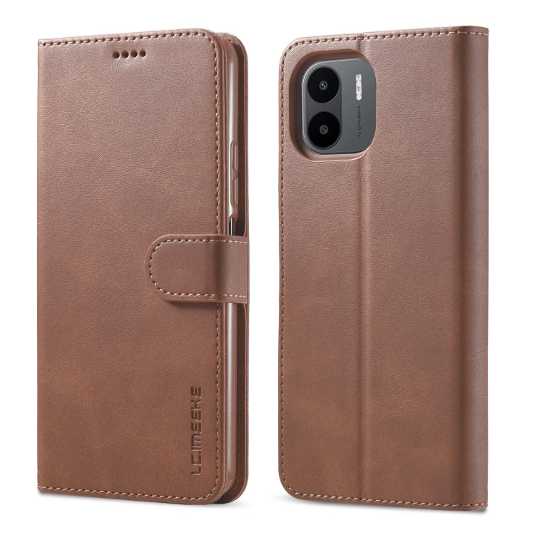 LC.IMEEKE Calf Texture Horizontal Flip Leather Case