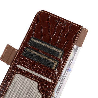 Crocodile Top Layer Cowhide Leather Phone Case, For Samsung Galaxy S23+ 5G, For Samsung Galaxy S23 Ultra 5G, For Samsung Galaxy S23 5G