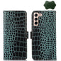 Crocodile Top Layer Cowhide Leather Phone Case, For Samsung Galaxy S23+ 5G, For Samsung Galaxy S23 Ultra 5G, For Samsung Galaxy S23 5G
