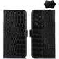 Crocodile Top Layer Cowhide Leather Phone Case, For Samsung Galaxy S23+ 5G, For Samsung Galaxy S23 Ultra 5G, For Samsung Galaxy S23 5G
