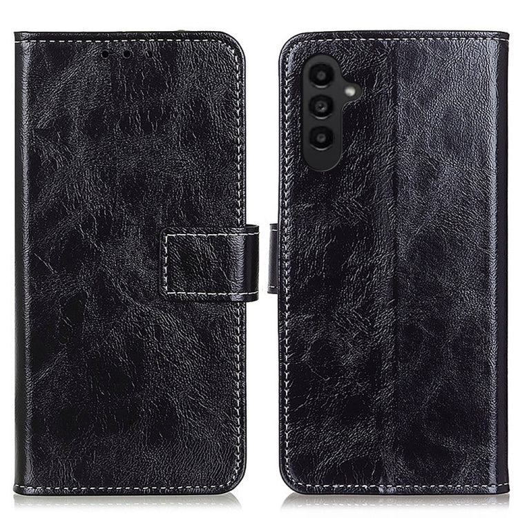 Retro Crazy Horse Texture Horizontal Flip Leather Phone Case, For Samsung Galaxy A14 5G, For Samsung Galaxy S23 5G, For Samsung Galaxy S23+ 5G, For Samsung Galaxy S23 Ultra 5G, For Xiaomi 12T/12T Pro/Redmi K50 Ultra